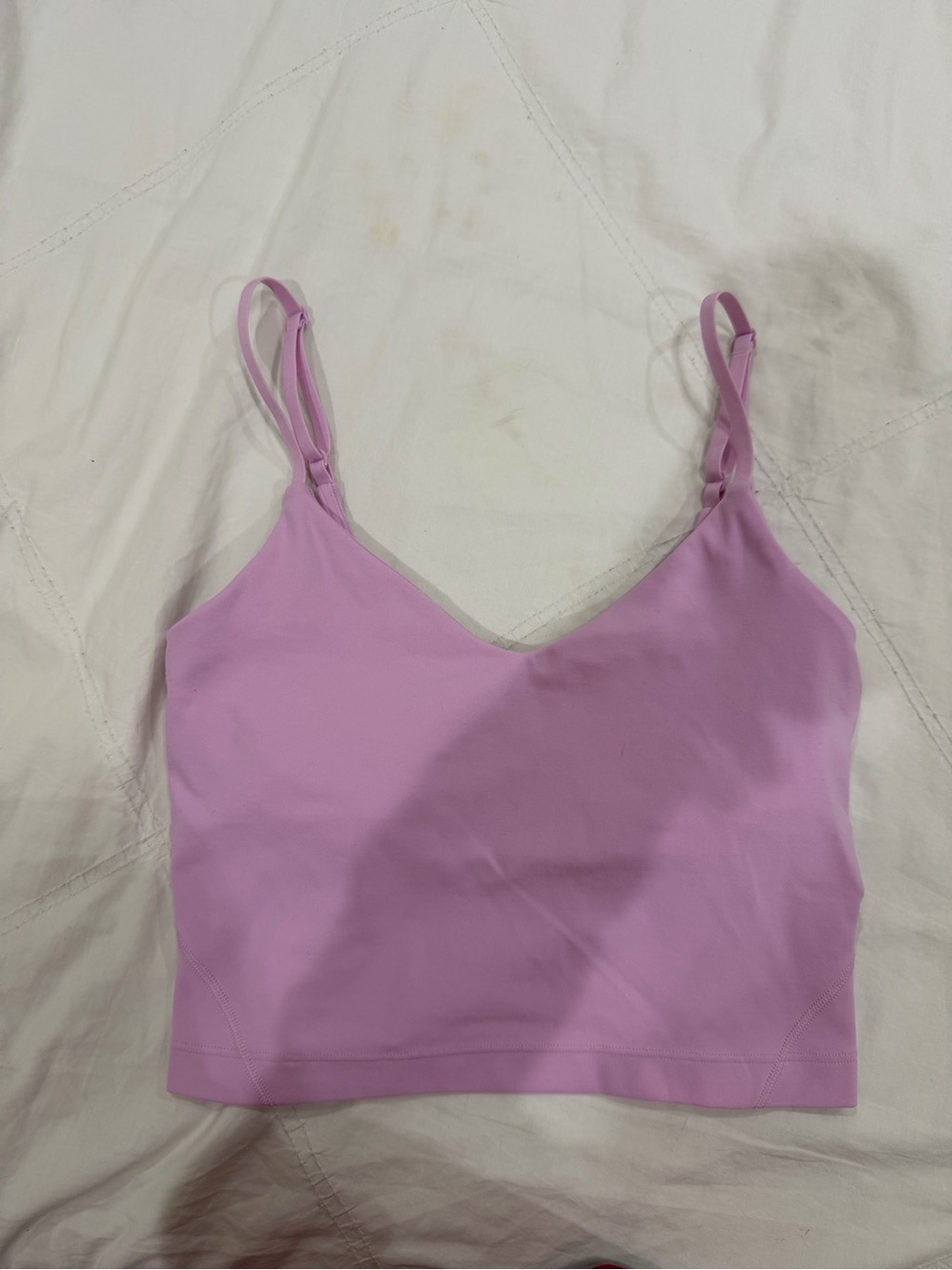 Lululemon align cropped cami top in rose blush